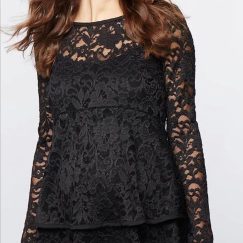 Maternity Lace Top - Picture 3 of 4
